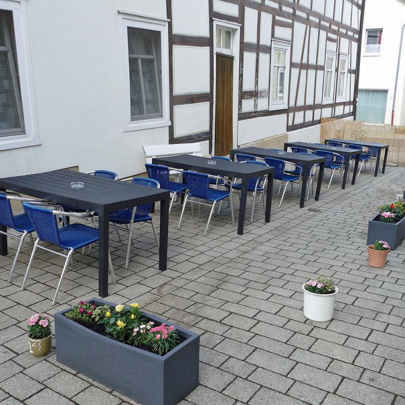 Ristorante & Pizzeria da Silvio Sommerterrasse